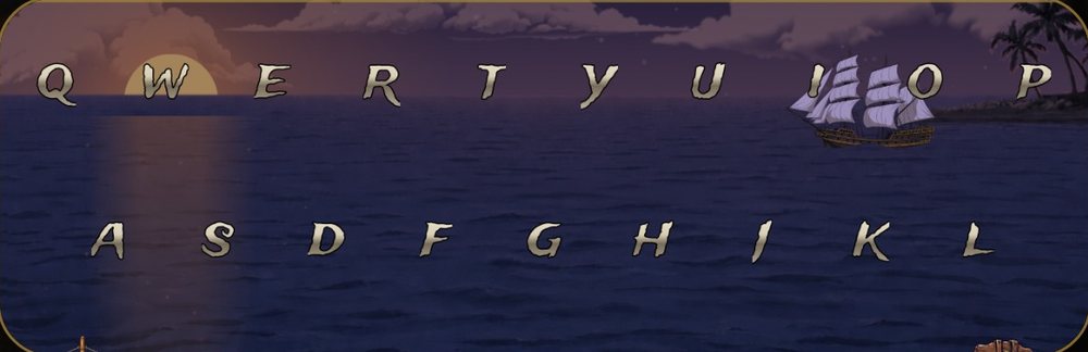 Keyboard at dawn
