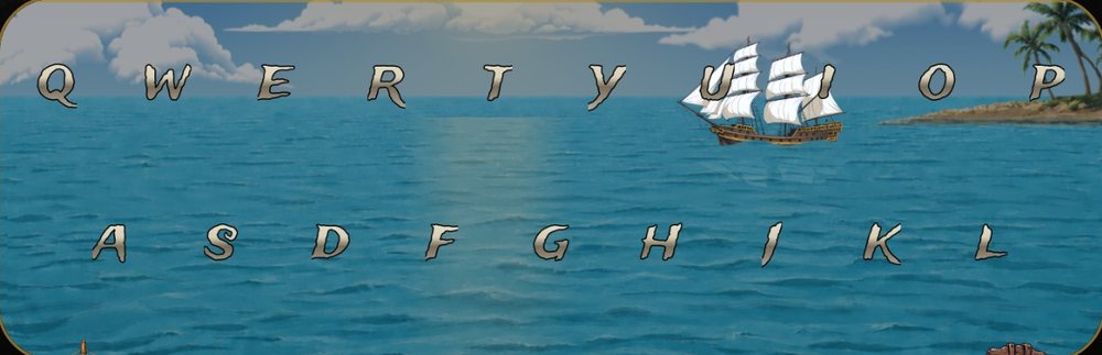 Keyboard in daylight